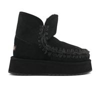 Platform Boot Suede Black 38