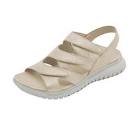 Platform Sneaker da donna con plateau estivi, antiscivolo, da trekking, da donna, sottili, elasticizzati, leggeri, con suola in pelle, alla moda, con punta aperta, cachi, 39 EU