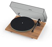 Platine vinyle Pro Ject T1 Evo BT Noyer + Cellule Ortofon OM10