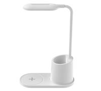 Platinet, Lampada da Scrivania LED 3 Toni cona Induzione 10W, Bianco