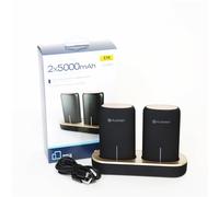 PLATINET POWER BANK DUAL 2X5000MAH DOCKI
