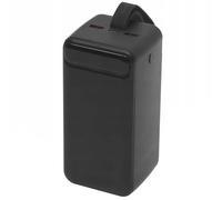 Platinet, Powerbank 50000mAh PD Quick Charge display LED con Torche LED, Nero
