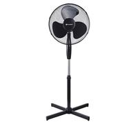 Platinet PSF1616B Ventilatore da appoggio ad alta potenza da 40 W con 3 livelli di velocità / funzione Swing Nero - Nouvo