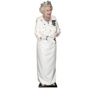 Platino Jubilee The Regina Elisabetta II Lifesize Cartone Ritaglio Corona Reale