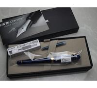 PLATINUM #3776 CENTURY CHARTRES BLUE PNB-15000 14K UEF-nib with Converter