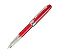 PLATINUM Plaisir PGB-1000#70 Fountain Pen/Nib Size F Fine/Colour: Red/Handmade/P