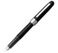 PLATINUM Plaisir PGB-1500#1 Fountain Pen/Medium Nib/Colour: Black Mist/Handmade/
