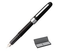 Platinum fountain pen Plaisir Black Mist Punta Fine Pgb-1500 #1-2 Alluminio New