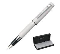 Platinum PNS-5000 68-2 Procion #68 - Penna stilografica con punta fine, colore: Bianco porcellana