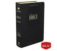 Platinum Remnant Study Bible NKJV - LARGE Print (Genuine Top-grain Leather Black)