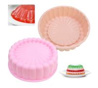 Plato para aperitivos Stanley Cup, 2 Pezzi Stampo Plumcake Silicone Rotondo, Tortiera Silicone Stampo Pane in Cassetta Teglia per Toast Silicone per Teglia Torta Pasticceria Fai Da Te (21×21×6,5cm)