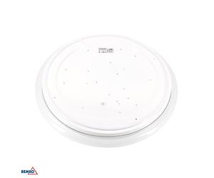 PLATO PLAFONIERA BIANCA LED SOFFITTO 24W C37-PLA-350-240-4K-MS