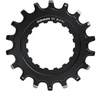 Corona X-SYNC 18T in Acciaio Nero per Motori Bosch - Pignone Dritto per E-MTB