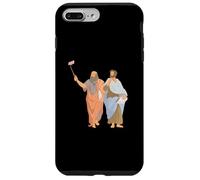 Platone E Aristotele Prendendo Selfie Divertente Filosofia Greca Custodia per iPhone 7 Plus/8 Plus
