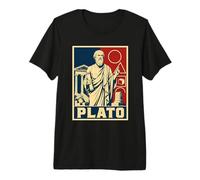 Platone Greco Antico Filosofo Saggezza Classica Maglietta Premium