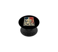 Platone Greco Antico Filosofo Saggezza Classica PopSockets PopGrip Adesivo