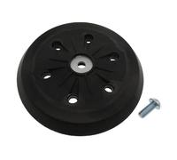 Platorelli di supporto 2 pezzi Platorello ricambio da 6 pollici for levigatrici orbitali Piastra for levigatrice a fori con gancio e anello for disco in fibra resina