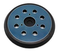 Platorello abrasivo adesivo 125 mm con velcro, 8 fori per levigatrice eccentrica Makita BO5010, BO5012, BO5030, BO5031, BO5020