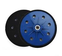 Platorello abrasivo da 180 mm con 8 fori e filettatura da 6 mm per lucidatura a parete, rettifica in mobili, automobili e chitarre
