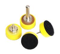 Platorello abrasivo di backup da 1 pollice e 25 mm, gambo da 2,35 mm o filettatura M6, gambo da 3 mm