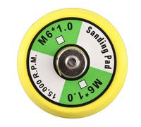 Platorello abrasivo Smerigliatrice pneumatica Disco autoadesivo Lucidatura Piastra abrasiva per applicazioni di smerigliatura e lucidatura da 2 pollici (2 pollici (ID 50 mm, spessore 3,8 mm))