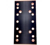 Platorello-base velcrata 115x229 mm 162172-0 per levigatrice orbitale Makita