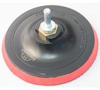 Platorello con gancio e anello M14, 125 mm, con mandrino per trapano/smerigliatrice angolare