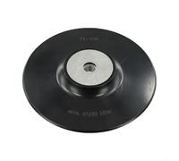 Platorello da 150 mm con filettatura interna M14 e dado di bloccaggio per fissaggio sicuro a disco in fibra per smerigliatrici angolari