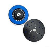 Platorello da 150 mm con gancio e anello per smerigliatrice elettrica, compatibile con RUPES, 49 fori, filettatura M8, plastic schiuma PU