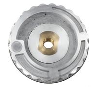 Platorello di supporto da 10,2 cm, compatibile con 12,7 cm, struttura in gomma di alluminio per lucidatura a secco e umido, sistema di cambio rapido per filettatura M14 5/8-11 (filettatura 14 mm)