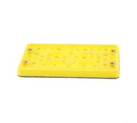 Platorello di supporto da 3 x 5 pollici compatibile con levigatrici ad aria orbitale dotato di 4 viti di montaggio Supporta levigatura e lucidatura efficienti