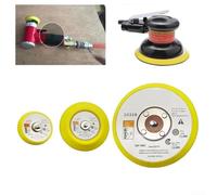 Platorello di supporto in metallo rinforzato in gomma per levigatrici pneumatiche ottimizzato per applicazioni in legno, metallo e pietra artificiale (2" (3" (M6))