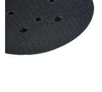 Platorello di supporto in poliuretano a 6 fori per levigatrice orbitale casuale Attacco flessibile duraturo per una finitura liscia su tampone abrasivo con gancio e anello da 150 mm con ricambio