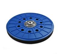 Platorello di supporto per levigatrice per cartongesso da 210 mm, 10 fori con ganci e disco abrasivo con filettatura M14, per lucidatura di pareti e levigatrici senza polvere, piastra di ricambio (1