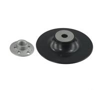 Platorello di supporto per smerigliatrice angolare M14 da 12,7 cm con dado di bloccaggio, supporto per disco in fibra e adattatore per piastra abrasiva, supporto in metallo in plastica per levigatrice
