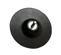 Platorello in gomma LUX-TOOLS Ø 125 mm con mandrino di serraggio