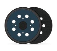 Platorello per levigatrice da 2 pezzi da 5 pollici, gancio e anello di ricambio a 8 fori 4 fori per vite per accessori per levigatrice di ricambio per levigatrice orbitale casuale