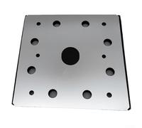 Platorello per levigatrice orbitale DWE6411, costruzione in alluminio e spugna, pezzo di ricambio non OEM N442697, finitura nero/argento