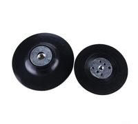 Platorello per smerigliatrice angolare per supporto in gomma flessibile per 4 dischi abrasivi max 15.300 giri/min per risultati di levigatura uniformi