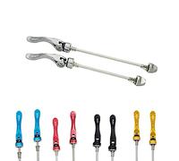 PLATT Rilasci rapidi per bicicletta,Sgancio Rapido Bici da Corsa, mozzi a sganci rapido in Lega di Alluminio per MTB Mozzo Ruota Anteriore e Posteriore