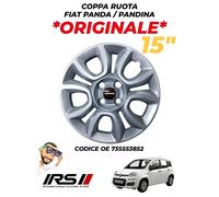PLATTO COPRI CERCHI COPPA RUOTA R15" ORIGINALE FIAT PANDA 312 735553852