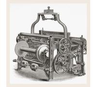Platt's Power Loom per tessitura semplice. Dalla National Encyclopeedia: A Dictionary of Universal Knowledge pubblicato c.1890 Poster Print di Ken Welsh (13 x 14)