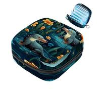 Platypus-1130 - Borsa per assorbenti igienici, con cerniera, per ragazze adolescenti e mestruazioni femminili