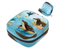 Platypus-1206 - Kit per primo ciclo mestruale per ragazze, salvaslip per tamponi, borsa mestruale con cerniera, organizer per tovaglioli sanitari