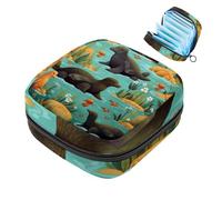 Platypus-1237 - Borsa per coppette mestruali con cerniera, per assorbenti igienici, per ragazze, donne, donne