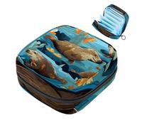Platypus-1283 - Kit per primo ciclo mestruale per ragazze, salvaslip per tamponi, borsa mestruale con cerniera, organizer per tovaglioli sanitari