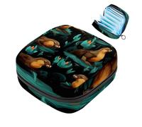 Platypus-1294 - Kit per primo ciclo mestruale per ragazze, salvaslip per tamponi, borsa mestruale con cerniera, organizer per tovaglioli sanitari