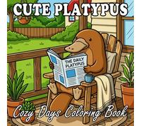 Platypus Coloring Book: Cute and Cozy Platypus Scenes for Kids and Adults