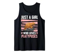Platypus Solo Una Ragazza Che AMA Gli ornitorinchi Canotta