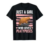 Platypus Solo Una Ragazza Che AMA Gli ornitorinchi Maglietta